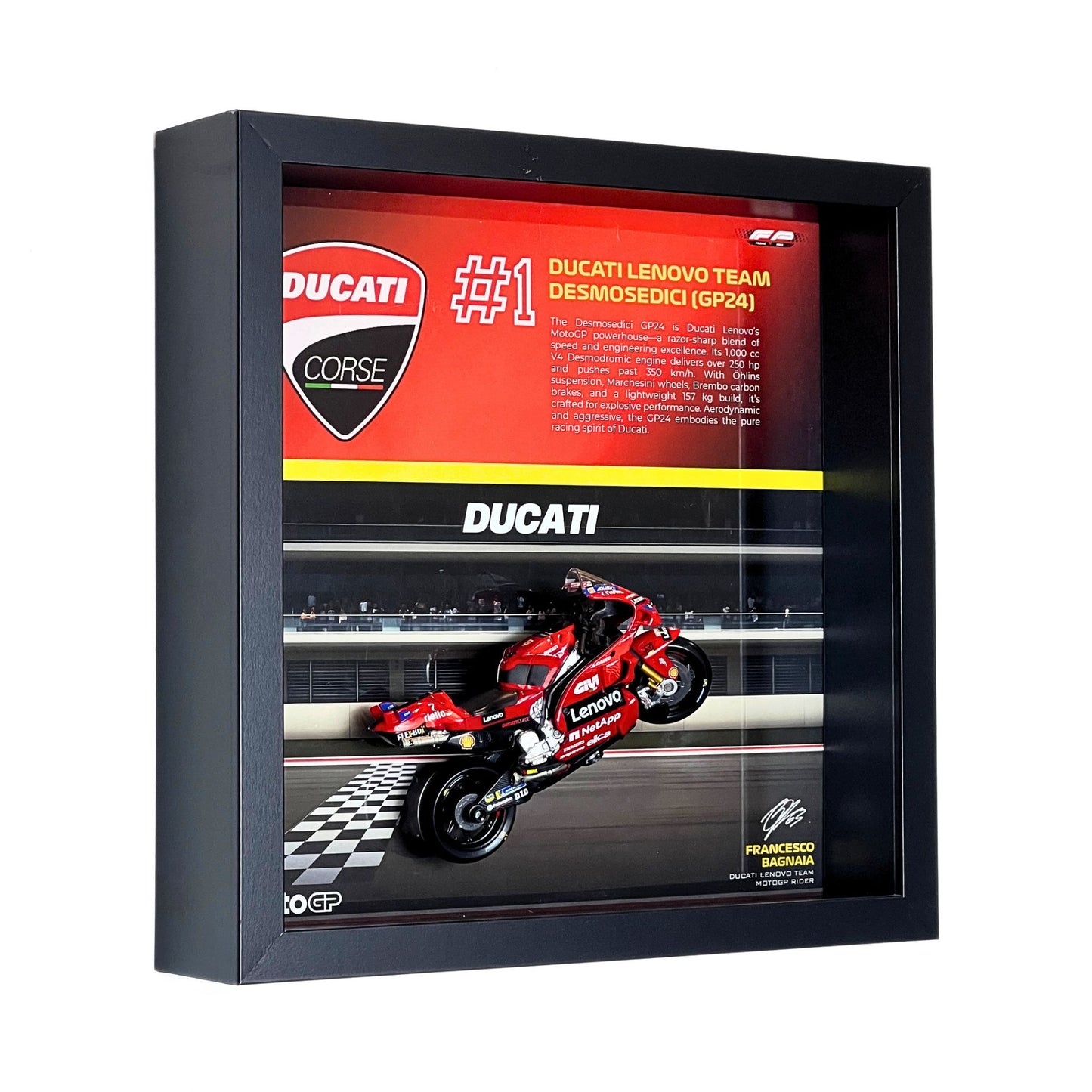 1# Desmosedici GP Diecast Bike Frame (Ducati MotoGP)