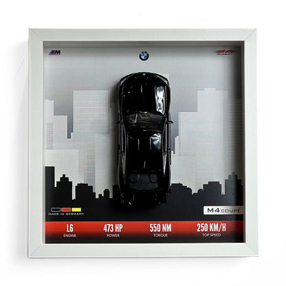 BMW M4 Coupe 3D Diecast Car Frame