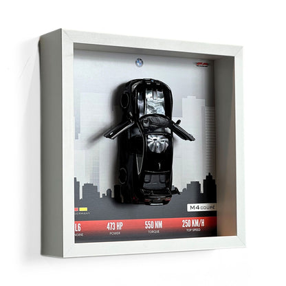 BMW M4 Coupe 3D Diecast Car Frame