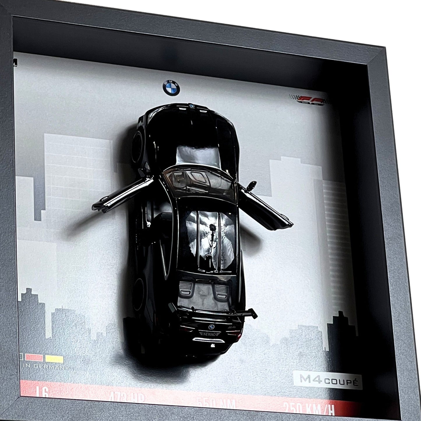 BMW M4 Coupe 3D Diecast Car Frame