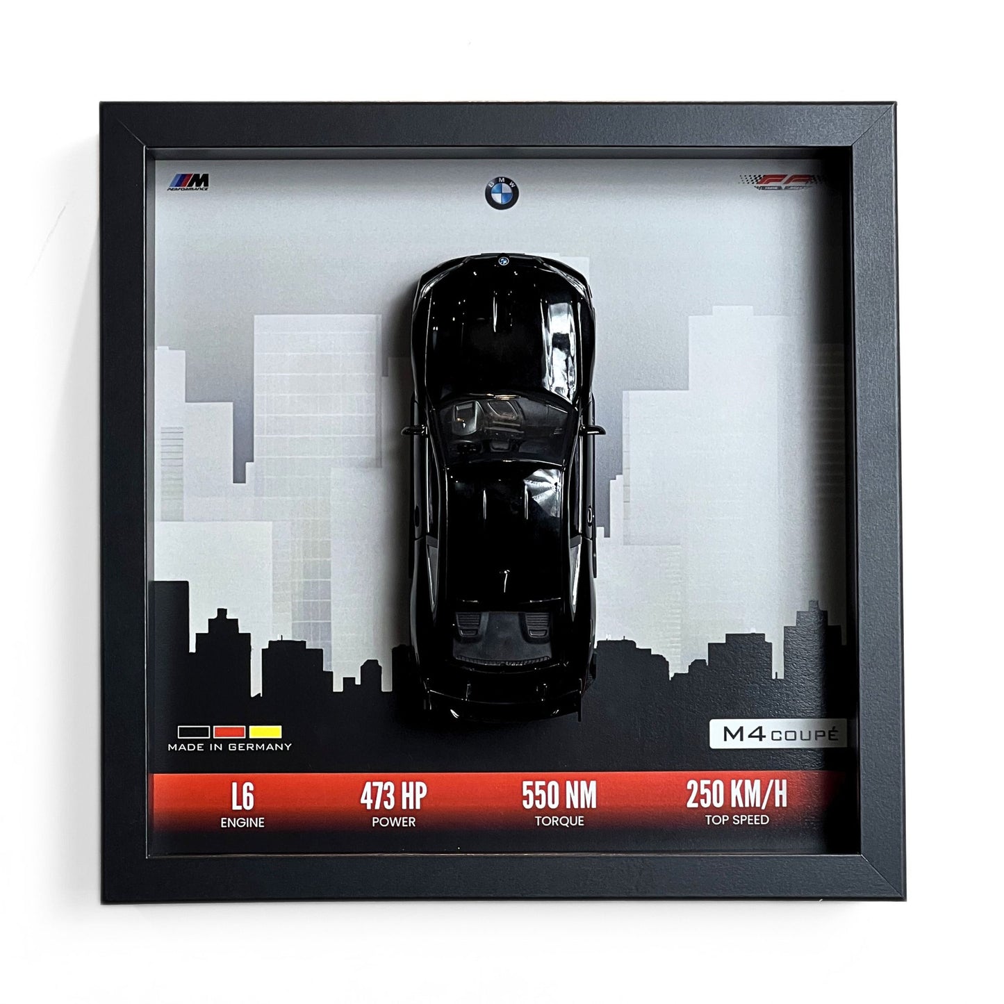 BMW M4 Coupe 3D Diecast Car Frame