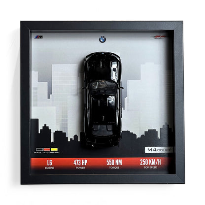 BMW M4 Coupe 3D Diecast Car Frame
