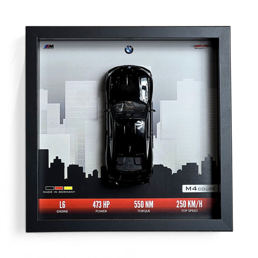 BMW M4 Coupe 3D Diecast Car Frame