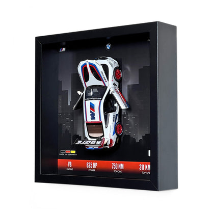 BMW M8 GTE 3D Diecast Car Frame