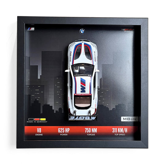 BMW M8 GTE 3D Diecast Car Frame