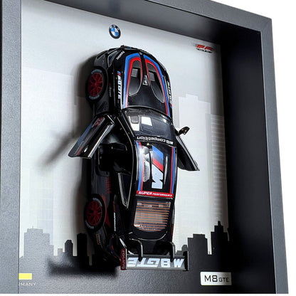 BMW M8 GTE 3D Diecast Car Frame