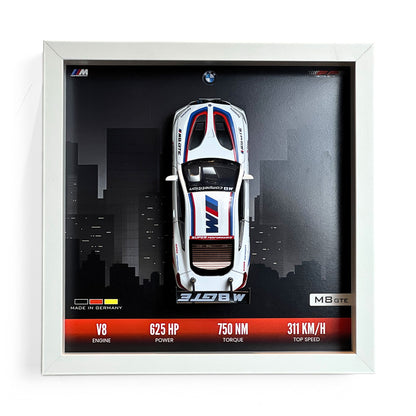 BMW M8 GTE 3D Diecast Car Frame