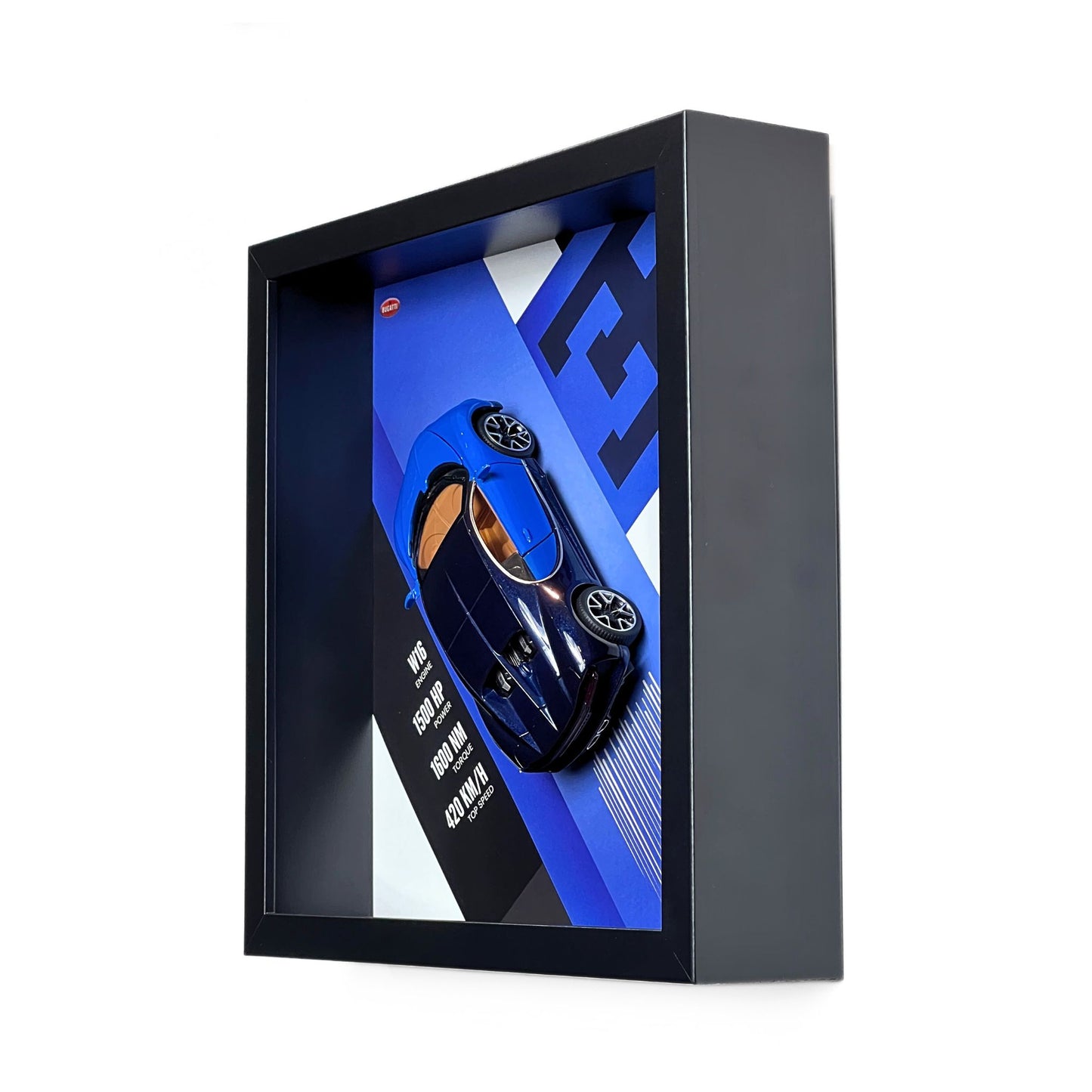 Bugatti Chiron 3D Diecast Car Frame