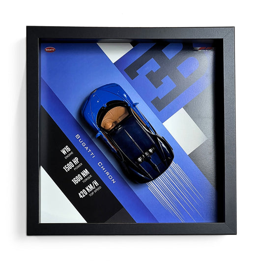 Bugatti Chiron 3D Diecast Car Frame