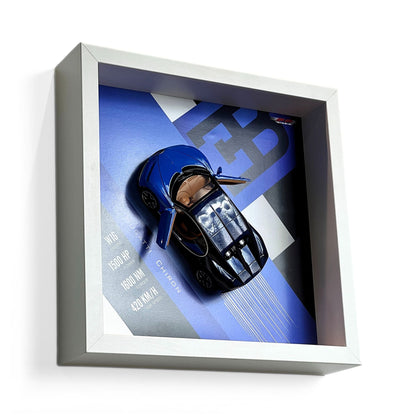 Bugatti Chiron 3D Diecast Car Frame