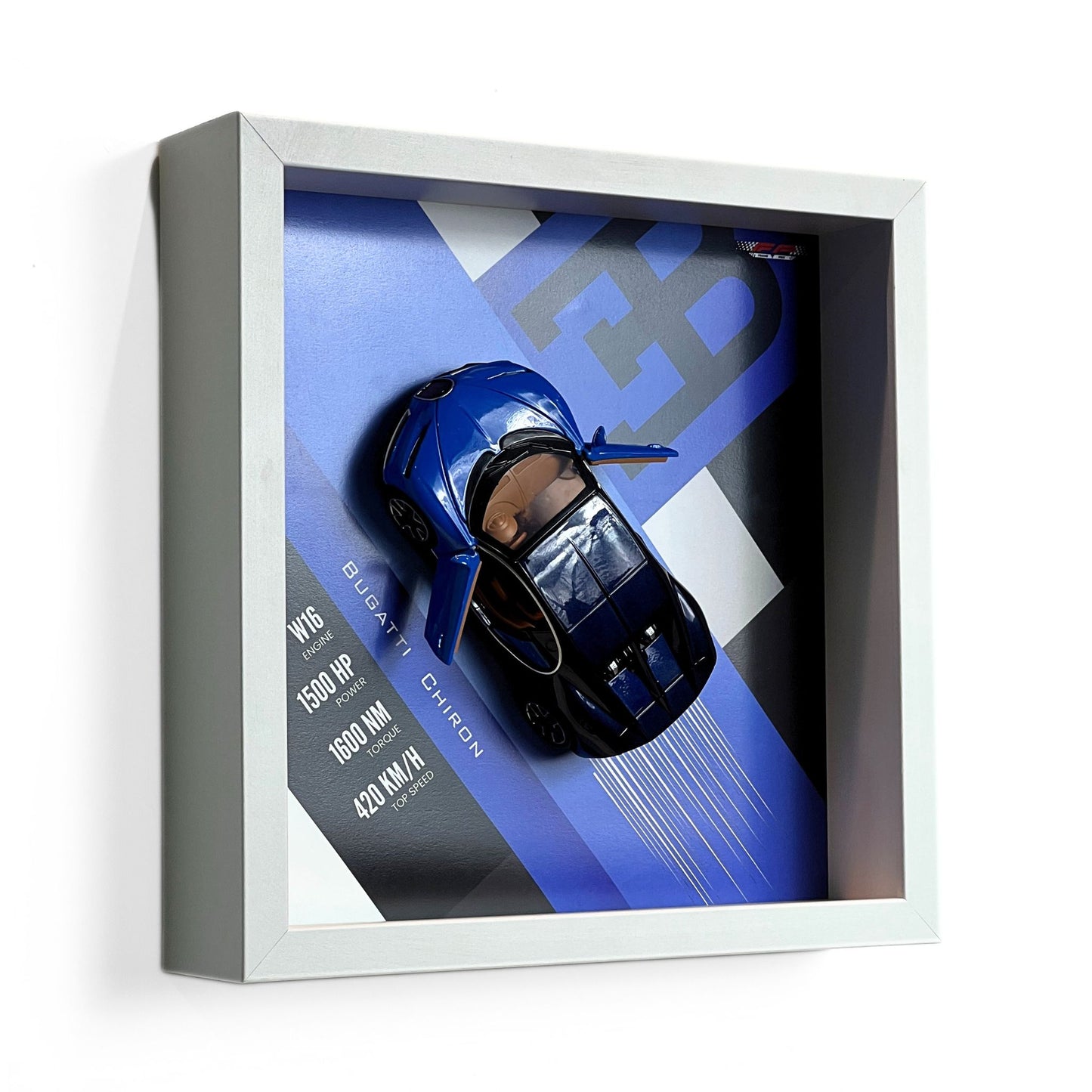 Bugatti Chiron 3D Diecast Car Frame