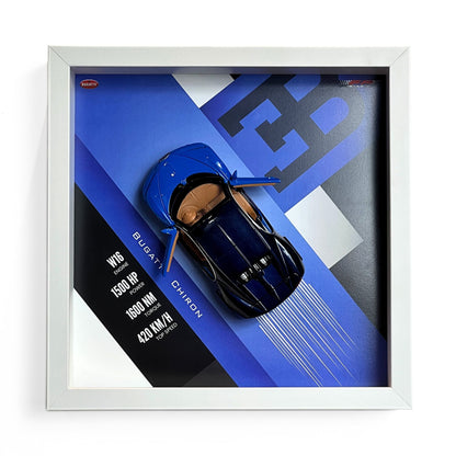 Bugatti Chiron 3D Diecast Car Frame