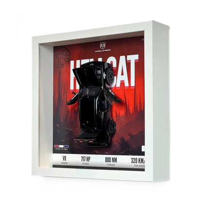 Dodge Challenger SRT Hellcat 3D Diecast Car Frame