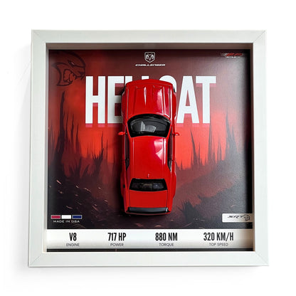 Dodge Challenger SRT Hellcat 3D Diecast Car Frame
