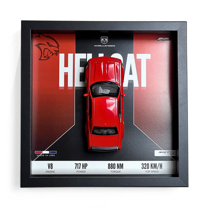 Dodge Challenger SRT Hellcat 3D Diecast Car Frame
