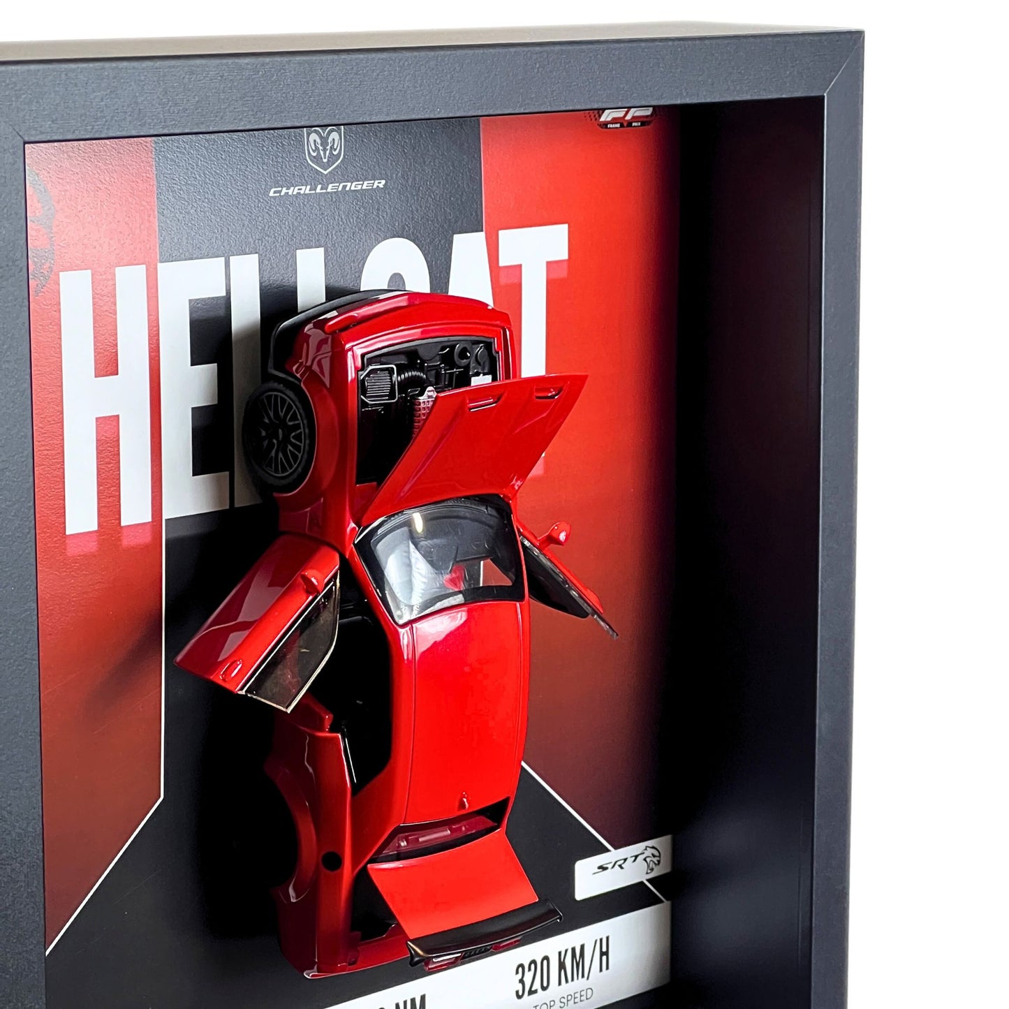 Dodge Challenger SRT Hellcat 3D Diecast Car Frame