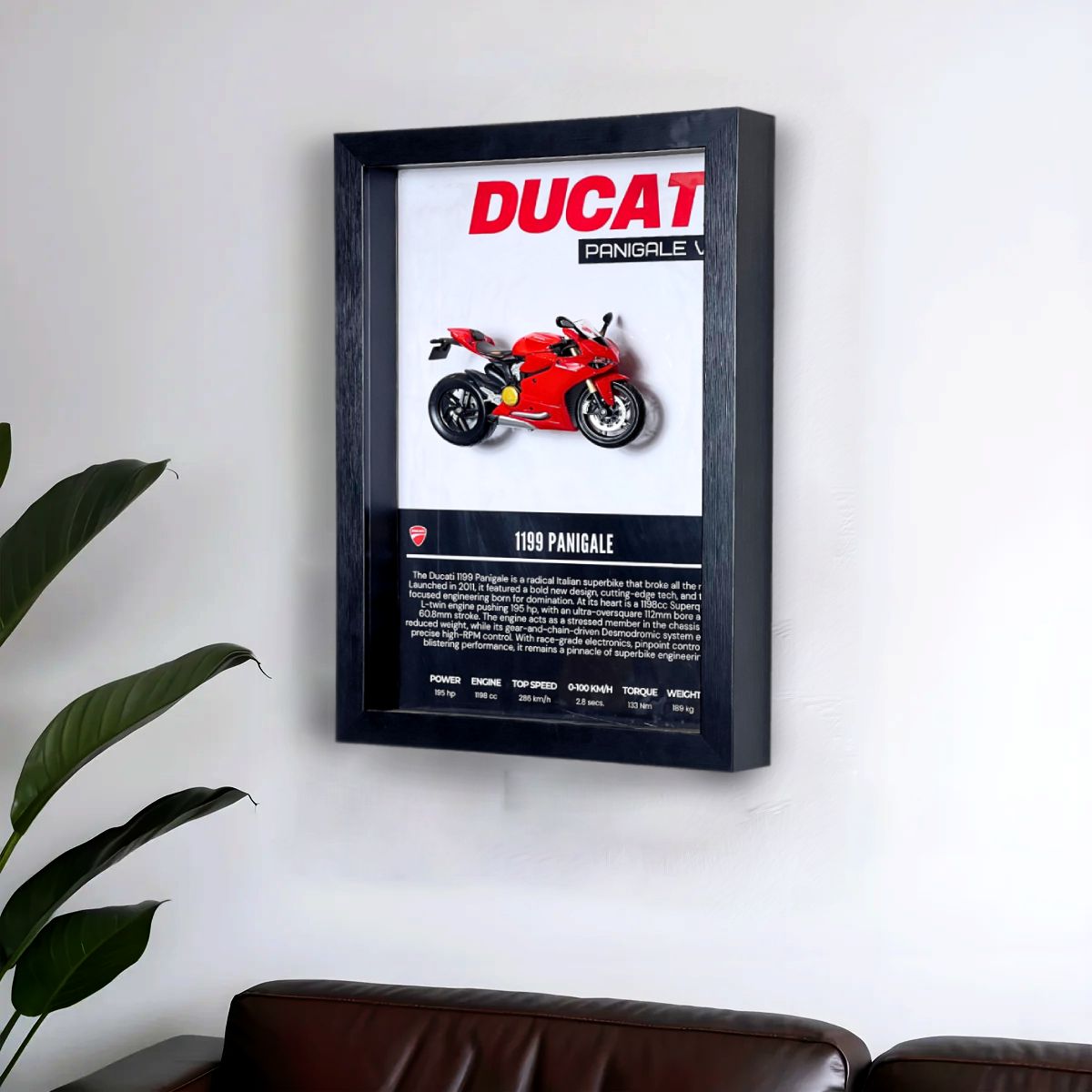 Ducati Panigale V4 3D Superbike Frame