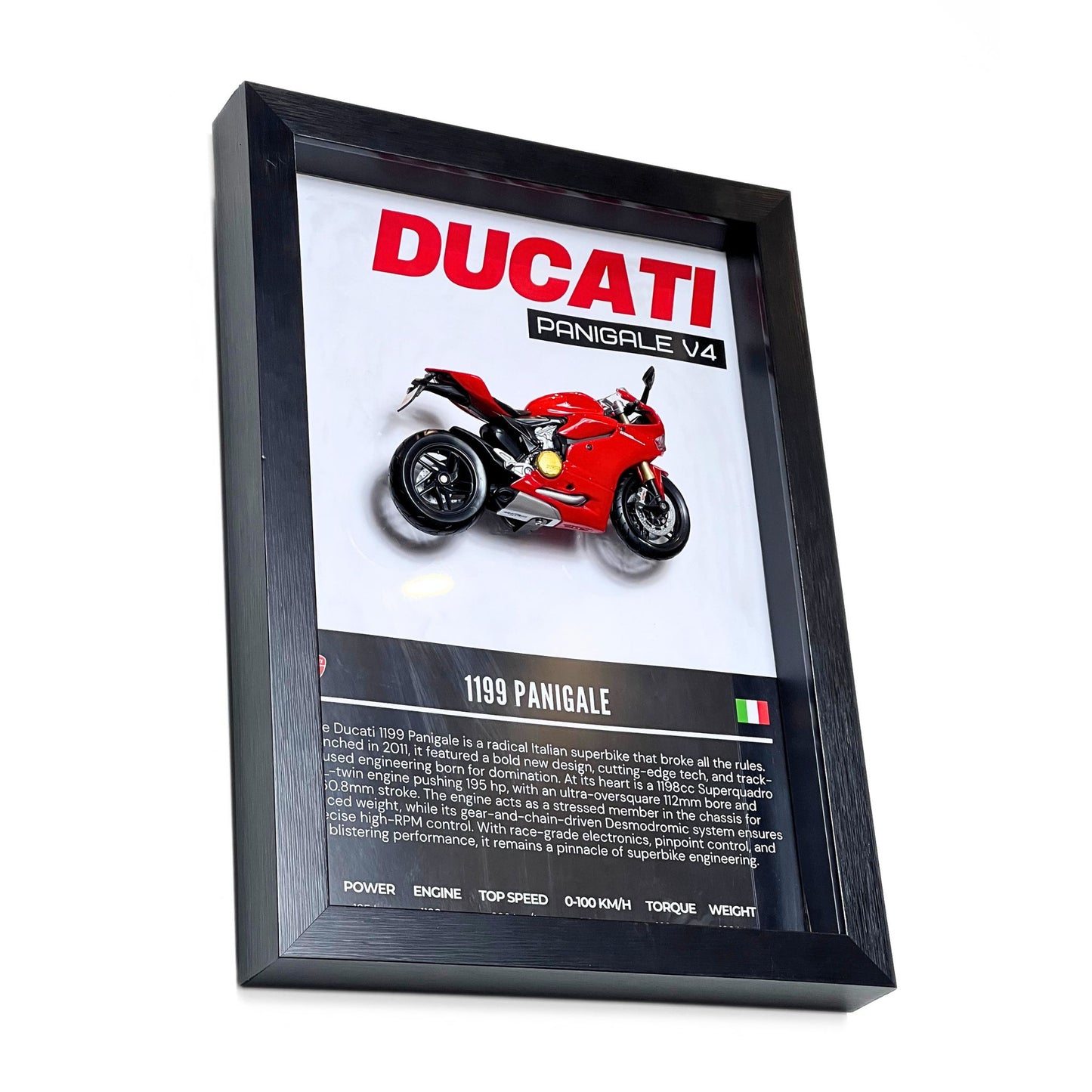 Ducati Panigale V4 3D Superbike Frame