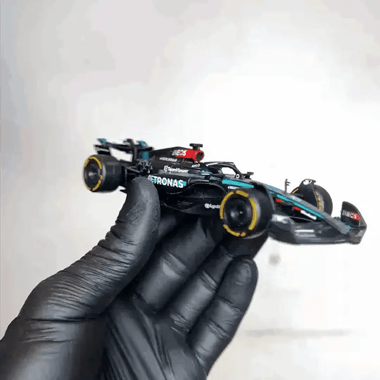 Lewis Hamilton Mercedes F1 3D Diecast Car Frame