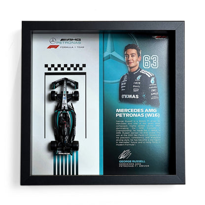 George Russell Mercedes F1 3D Diecast Car Frame