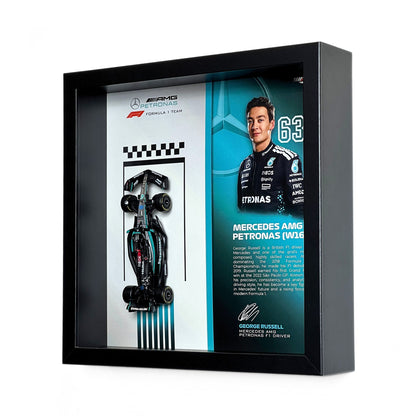 George Russell Mercedes F1 3D Diecast Car Frame