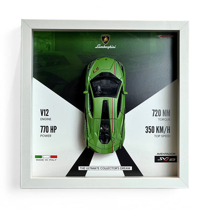 Lamborghini SVJ 63 3D Diecast Car Frame