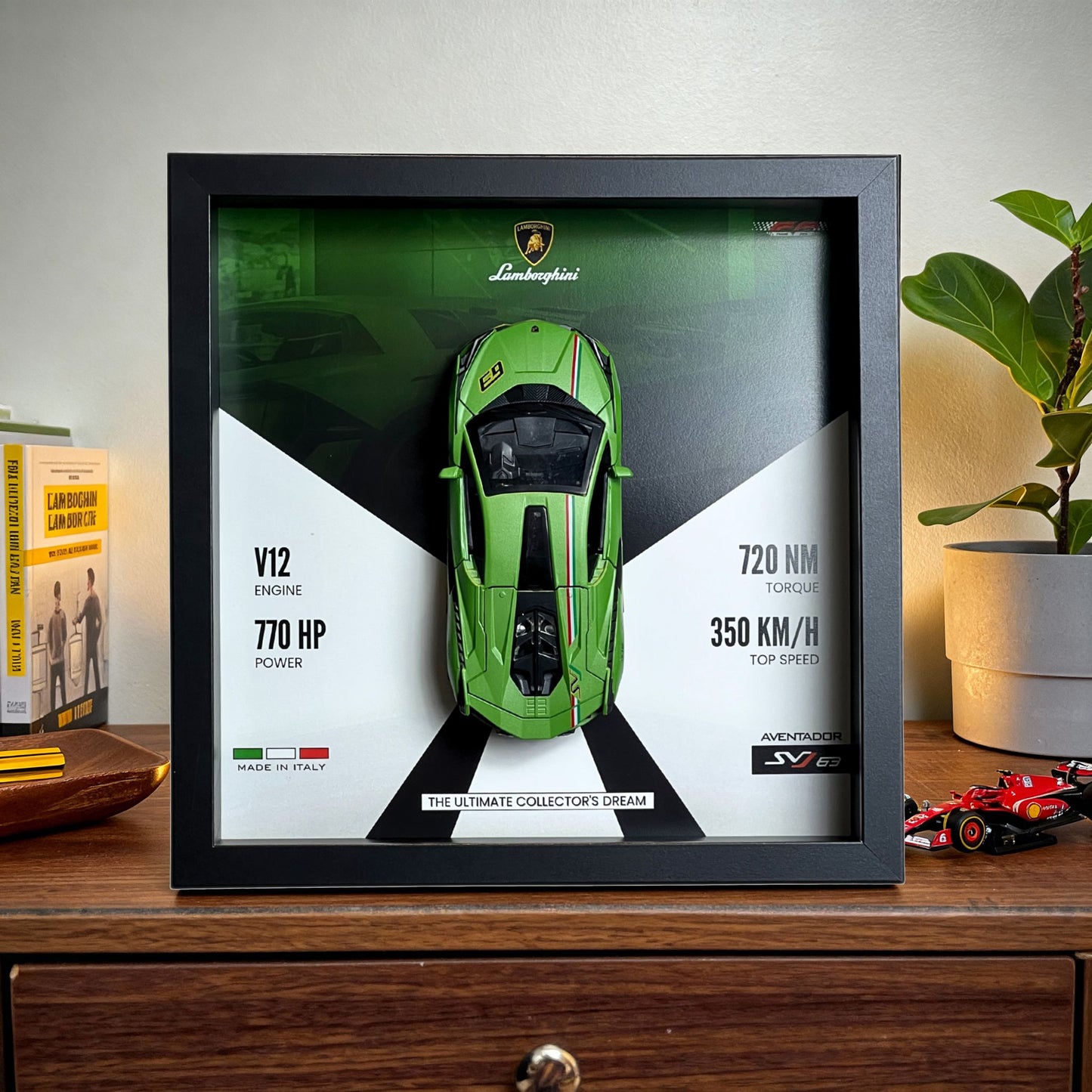 Lamborghini SVJ 63 3D Diecast Car Frame