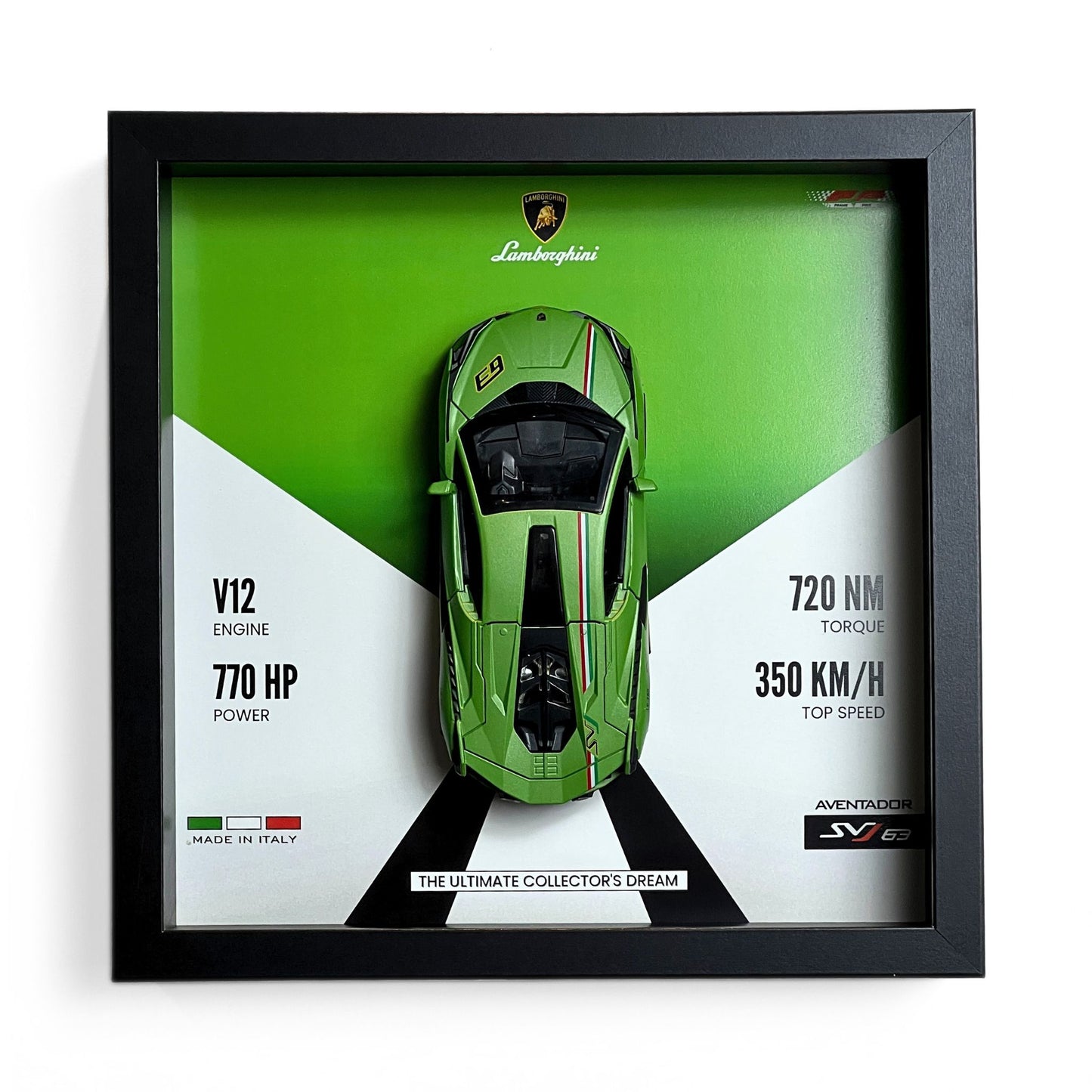 Lamborghini SVJ 63 3D Diecast Car Frame