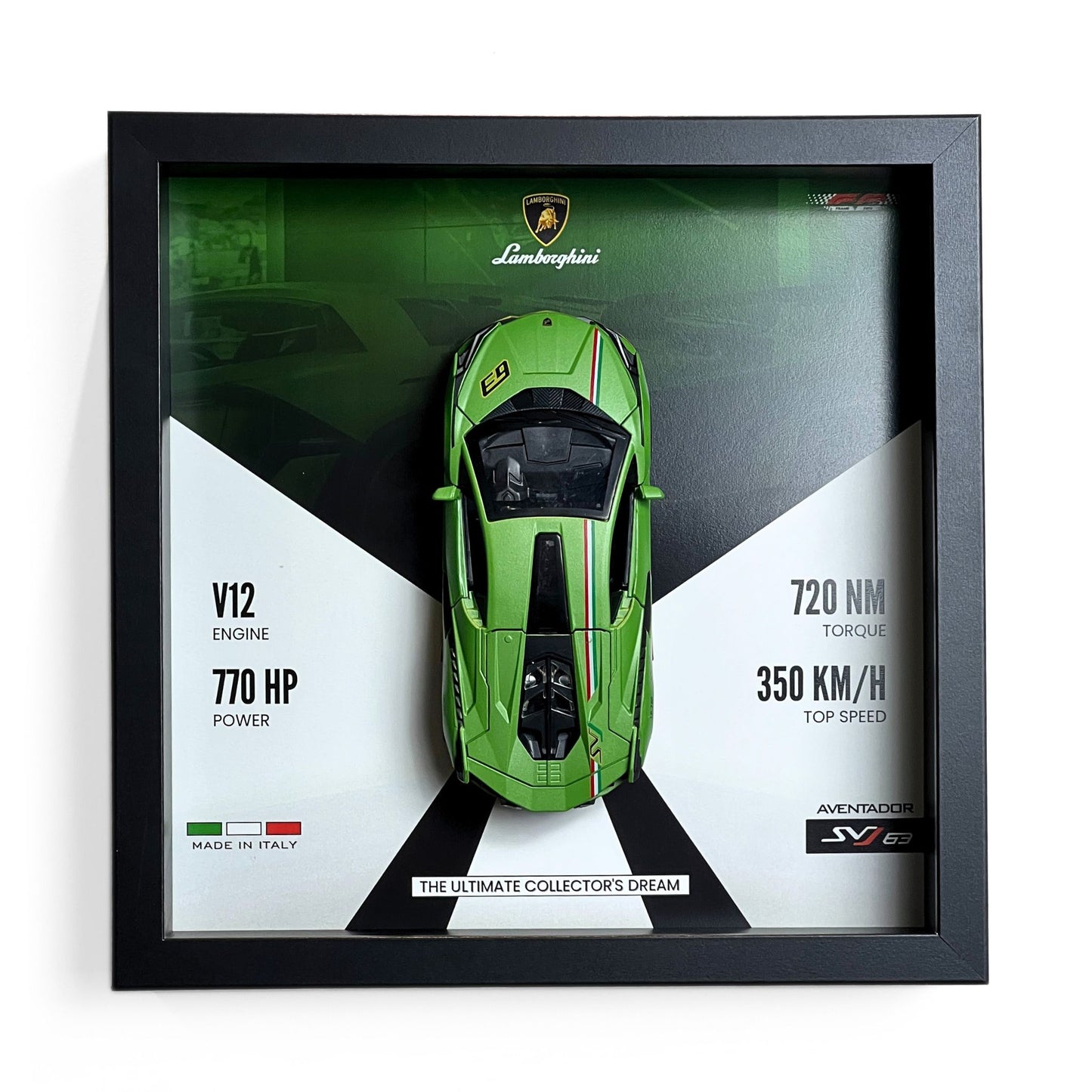 Lamborghini SVJ 63 3D Diecast Car Frame