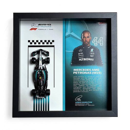 Lewis Hamilton Mercedes F1 3D Diecast Car Frame