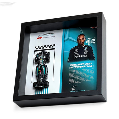 Lewis Hamilton Mercedes F1 3D Diecast Car Frame