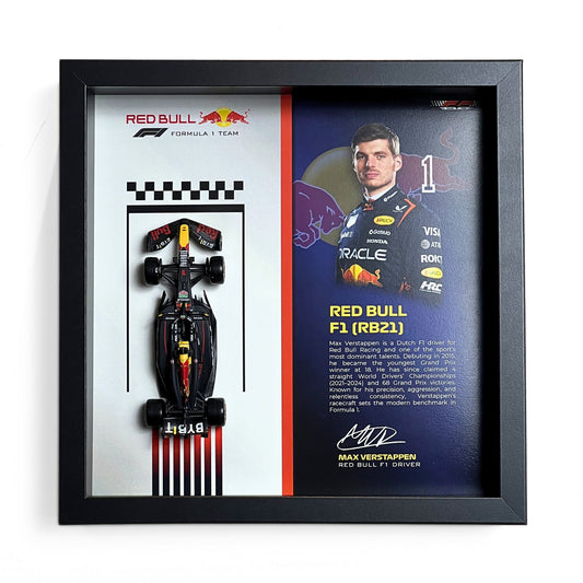Max Verstappen Red Bull F1 3D Diecast Car Frame