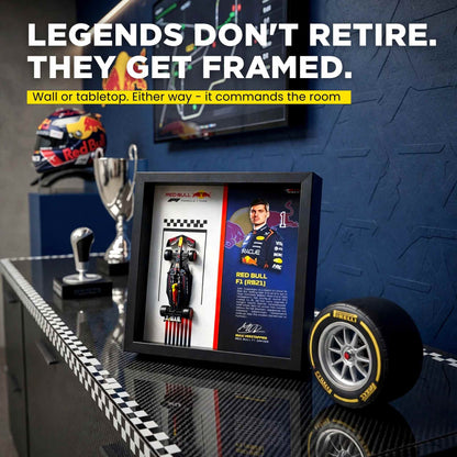 Max Verstappen Red Bull F1 3D Diecast Car Frame