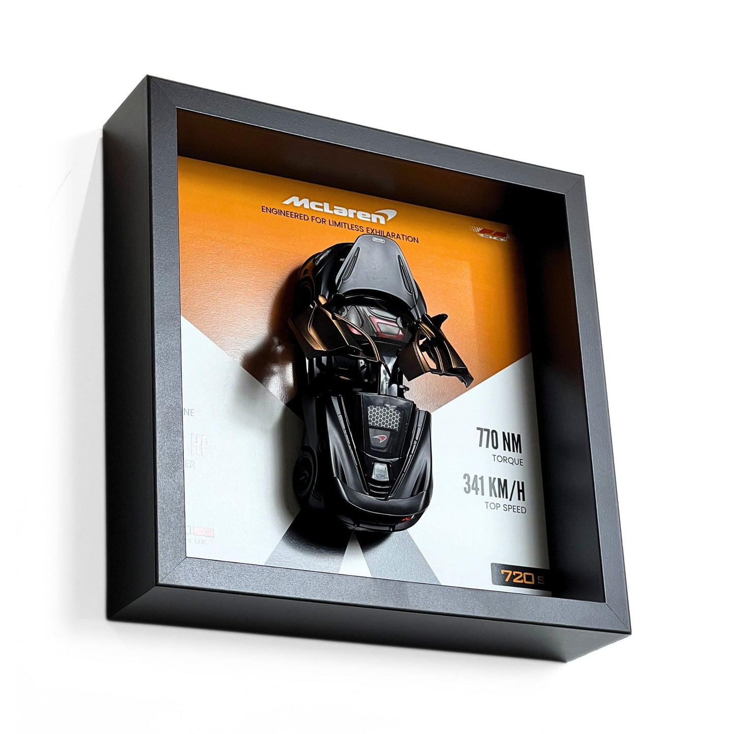 Mclaren 720S 3D Diecast Car Frame