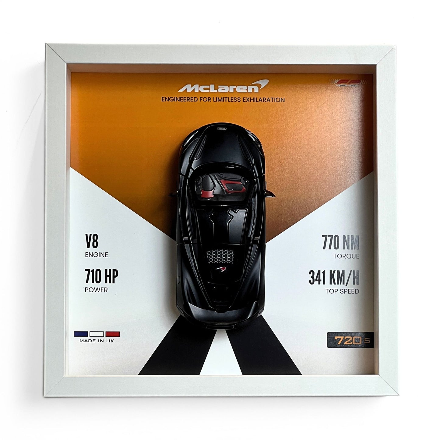 Mclaren 720S 3D Diecast Car Frame