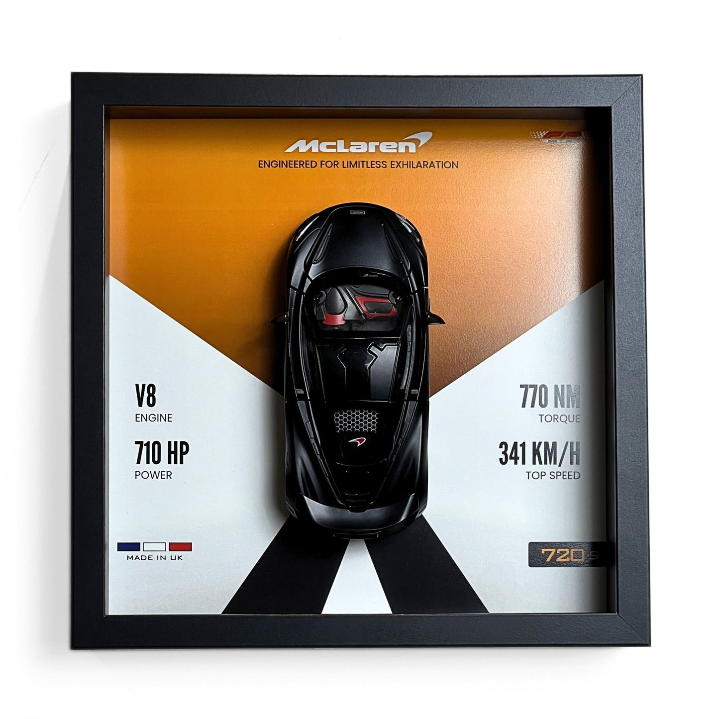 Mclaren 720S 3D Diecast Car Frame