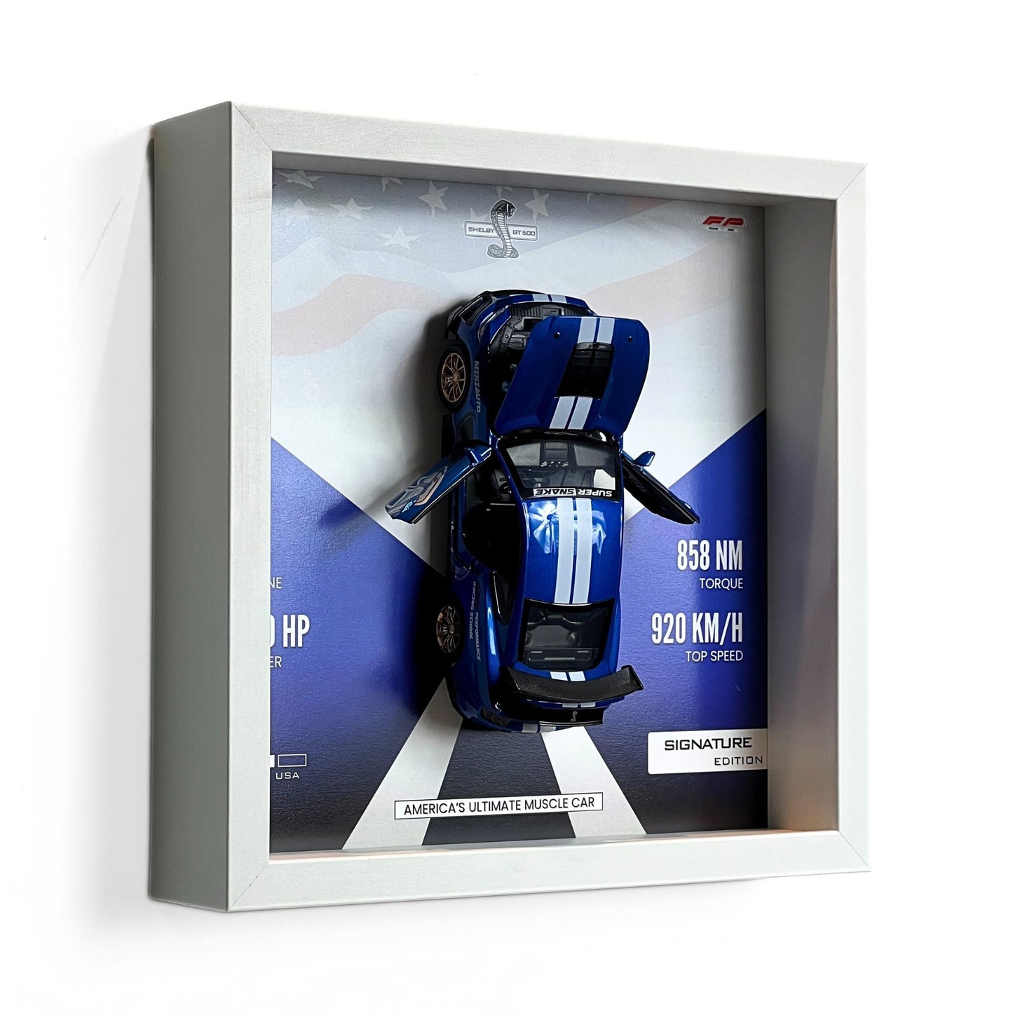 Mustang Shelby GT500 3D Diecast Car Frame