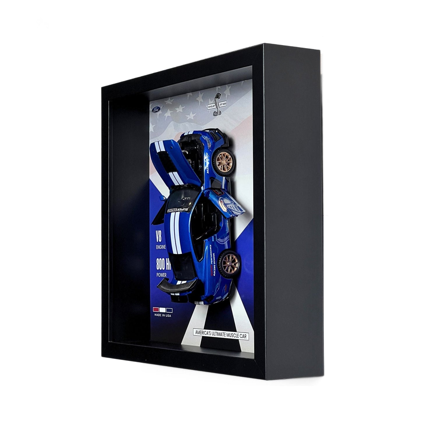 Mustang Shelby GT500 3D Diecast Car Frame