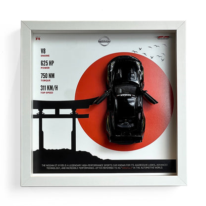 Nissan GTR R35 3D Diecast Car Frame
