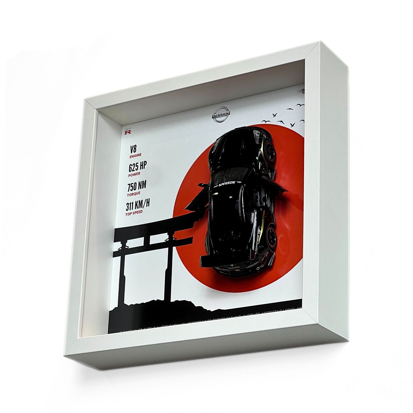 Nissan GTR R35 3D Diecast Car Frame