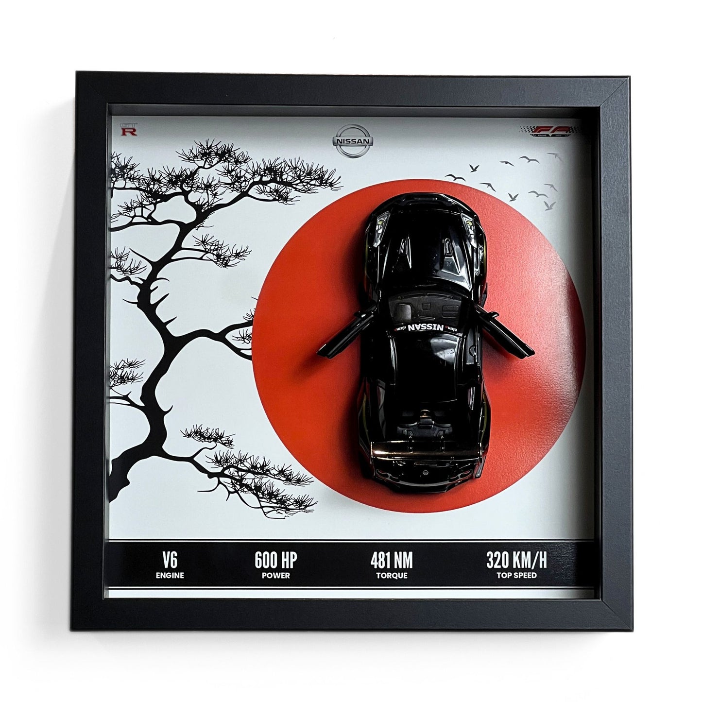 Nissan GTR R35 3D Diecast Car Frame