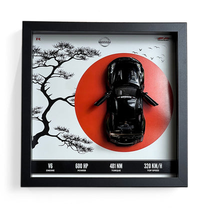 Nissan GTR R35 3D Diecast Car Frame