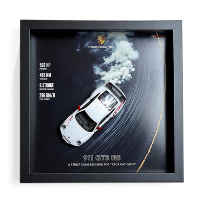 Porsche 911 GT3RS 3D Diecast Car Frame