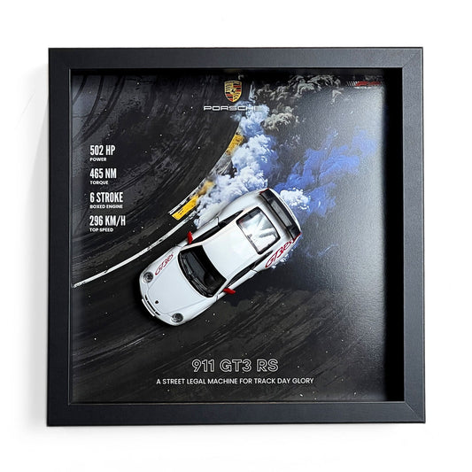 Porsche 911 GT3RS 3D Diecast Car Frame