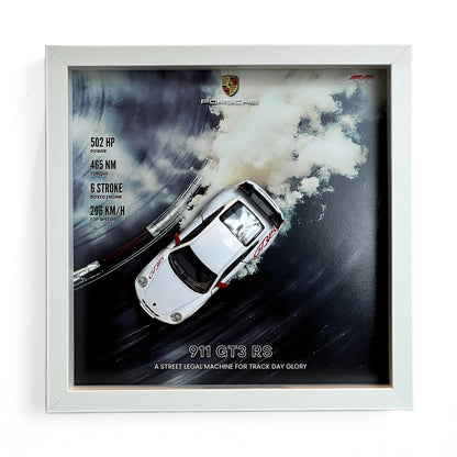 Porsche 911 GT3RS 3D Diecast Car Frame