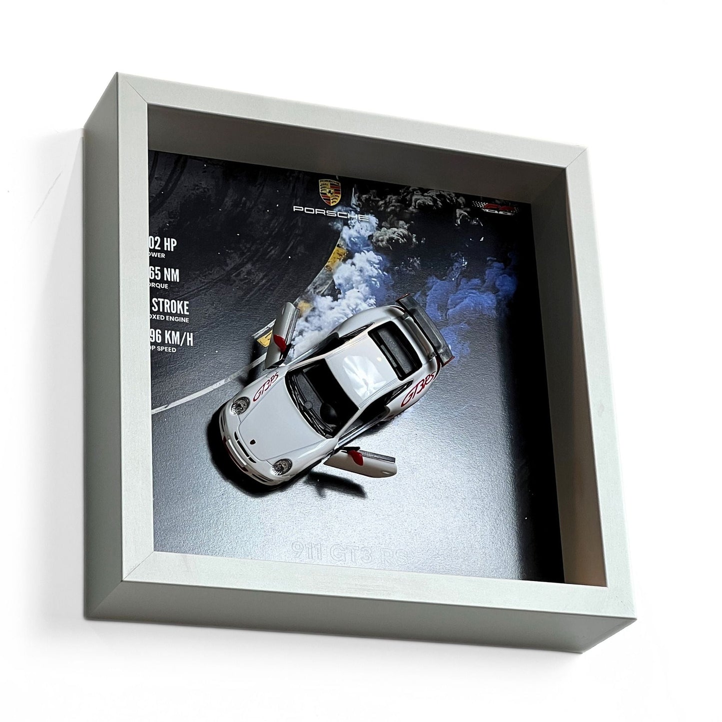 Porsche 911 GT3RS 3D Diecast Car Frame