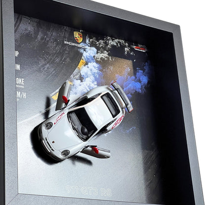 Porsche 911 GT3RS 3D Diecast Car Frame