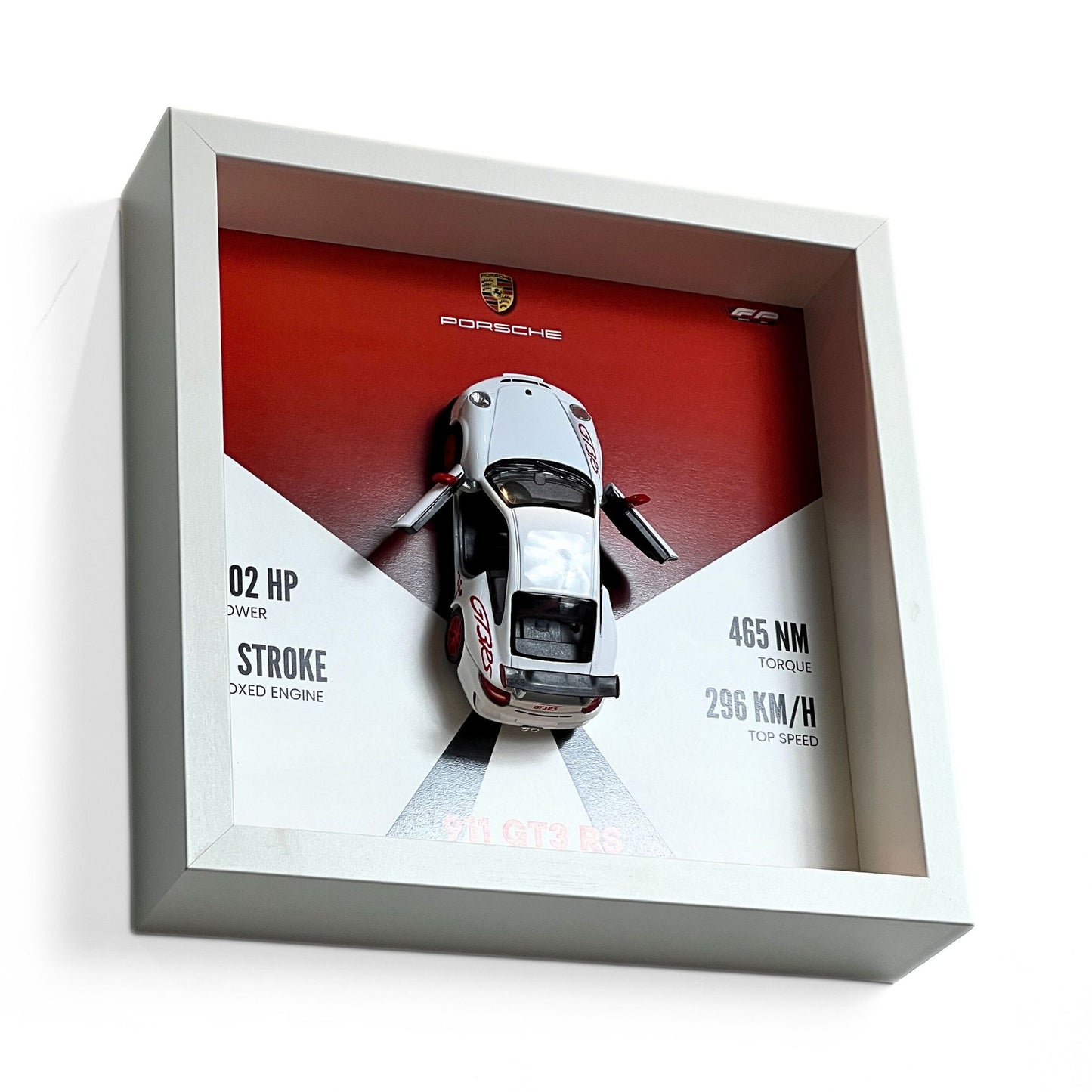 Porsche 911 GT3RS 3D Diecast Car Frame