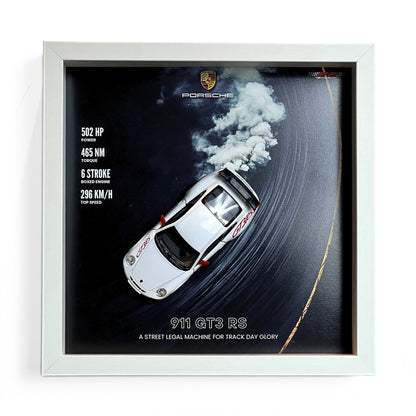 Porsche 911 GT3RS 3D Diecast Car Frame