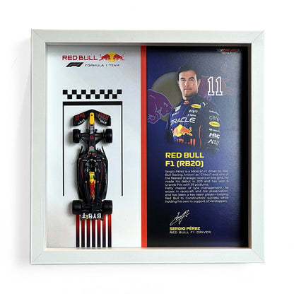 Sergio Pérez Red Bull F1 3D Diecast Car Frame
